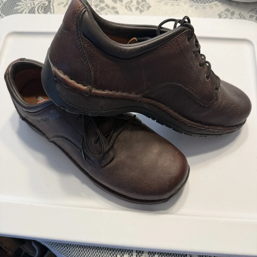 Red Wing 8704 Excelon Oxford Shoes Leather Mens Size 10.5 Work Safety Toe